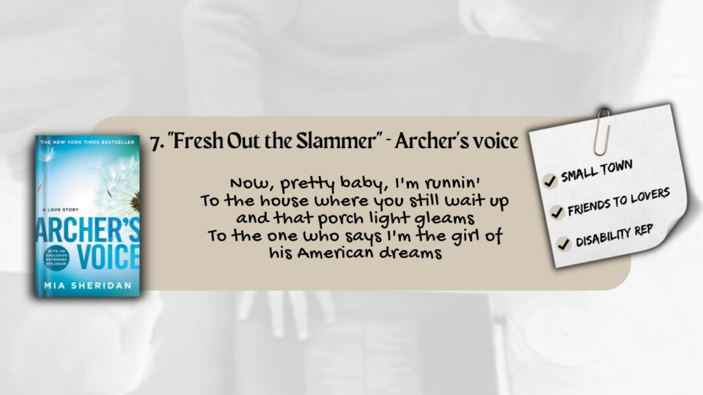 
"Fresh Out the Slammer" - Archer's voice
