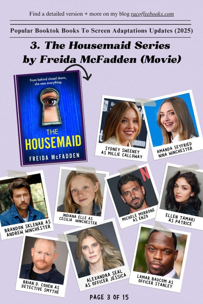 Book To Screen Adaptations Updates (2025)
