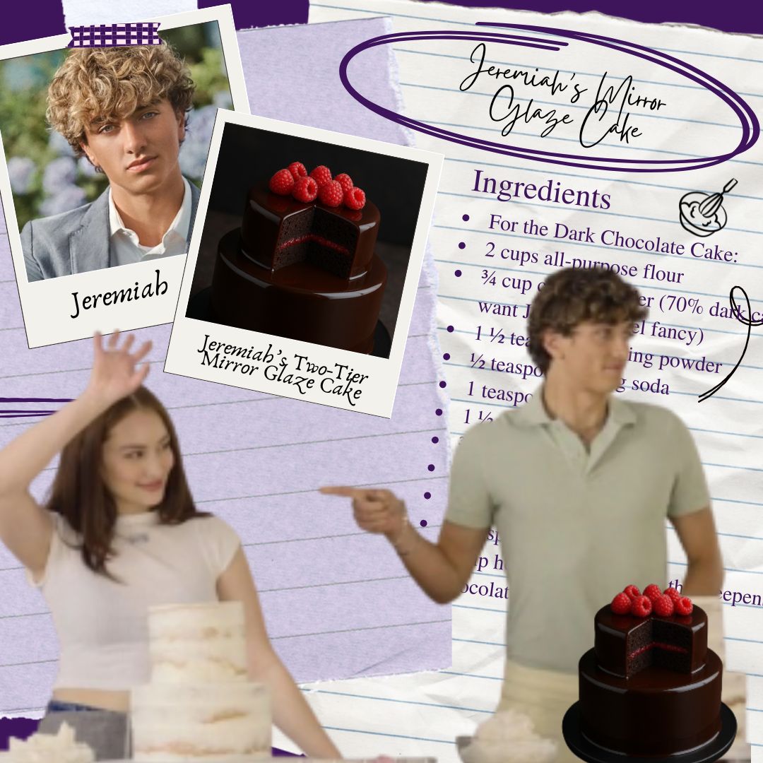 Jeremiah’s Two Tier Mirror Glaze Cake Recipe | From The Summer I Turned Pretty Season 3