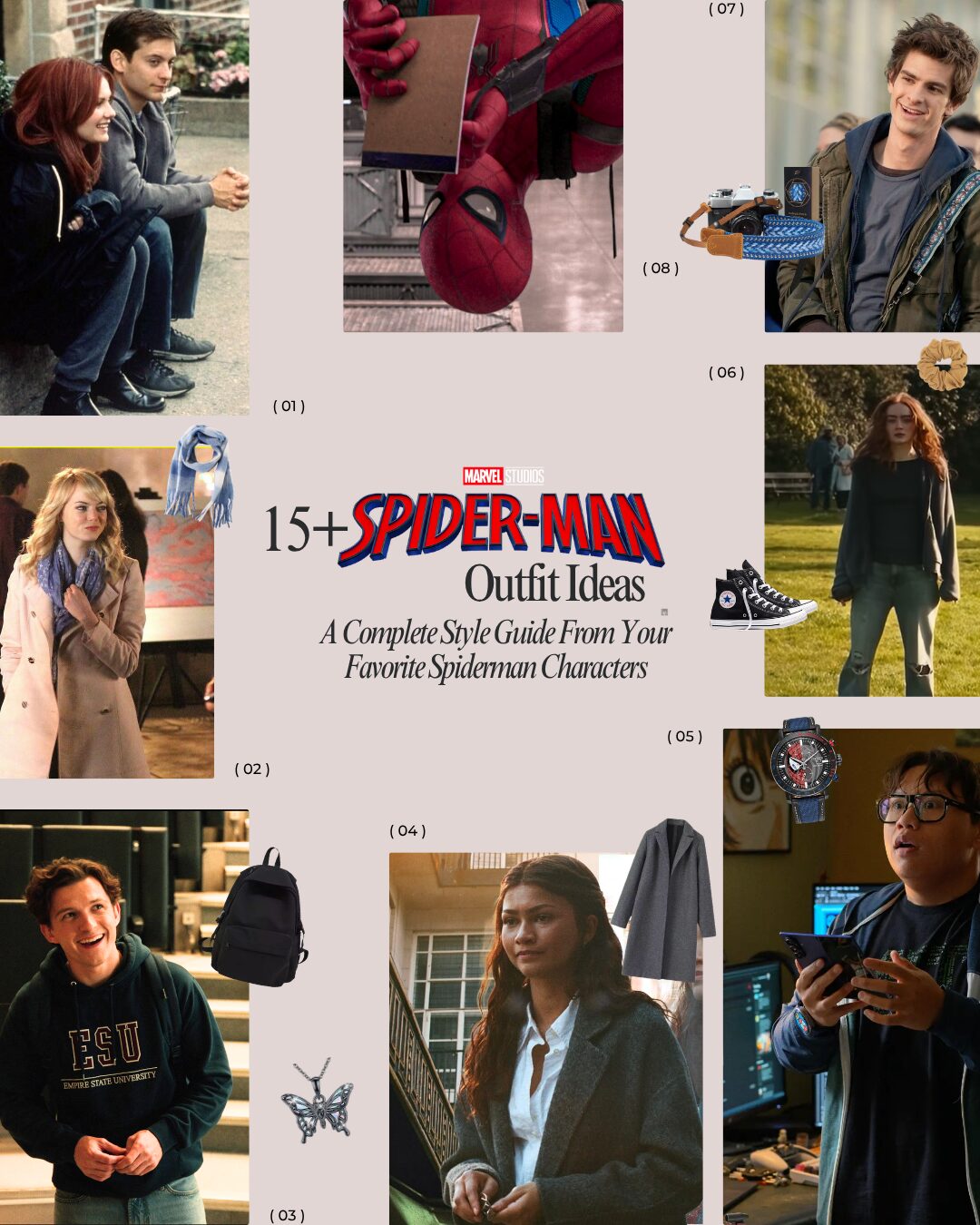 15+ Spiderman Outfit Ideas From Your Favorite Spiderman Characters You Will Love To Try